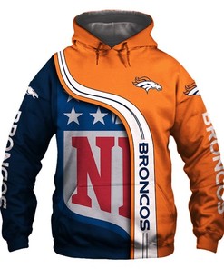 Amazon Sports Team Nfl Denver Broncos Sport All Over Print Hoodie 3D 1