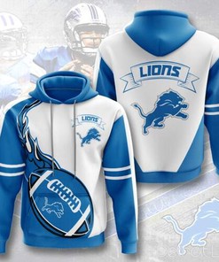 Amazon Sports Team Nfl Detroit Lions Sport All Over Print Hoodie 3D 2