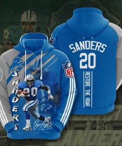 Amazon Sports Team Nfl Detroit Lions Sport All Over Print Hoodie 3D 4