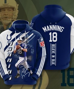 Amazon Sports Team Nfl Indianapolis Colts Sport All Over Print Hoodie 3D 8
