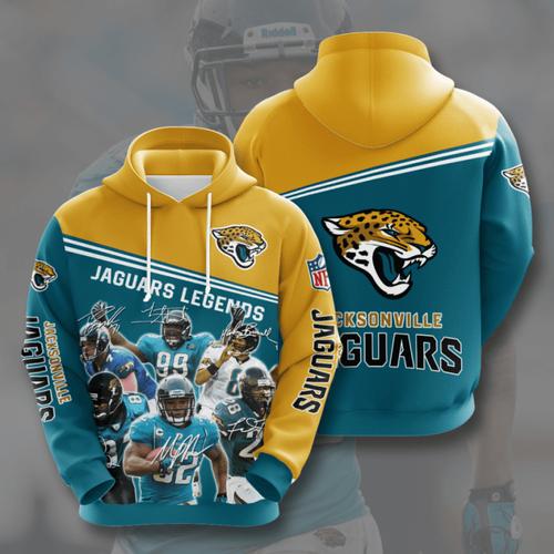 Amazon Sports Team Nfl Jacksonville Jaguars Sport All Over Print Hoodie 3D 2