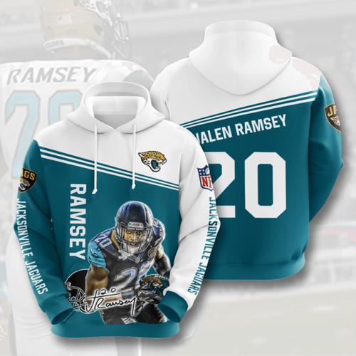 Amazon Sports Team Nfl Jacksonville Jaguars Sport All Over Print Hoodie 3D 6
