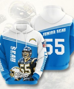 Amazon Sports Team Nfl Los Angeles Chargers Sport All Over Print Hoodie 3D 1