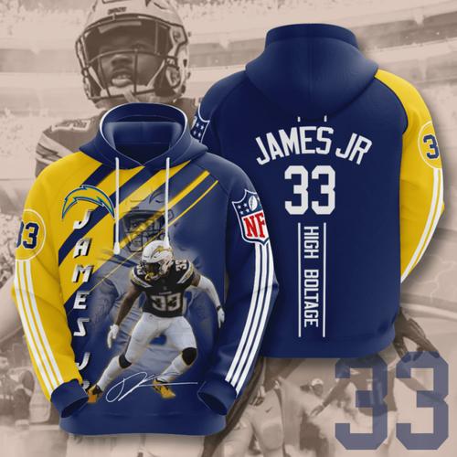 Amazon Sports Team Nfl Los Angeles Chargers Sport All Over Print Hoodie 3D 3