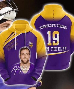 Amazon Sports Team Nfl Minnesota Vikings Sport All Over Print Hoodie 3D 16