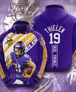 Amazon Sports Team Nfl Minnesota Vikings Sport All Over Print Hoodie 3D 4
