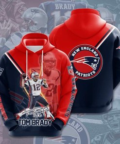 Amazon Sports Team Nfl New England Patriots Sport All Over Print Hoodie 3D 1