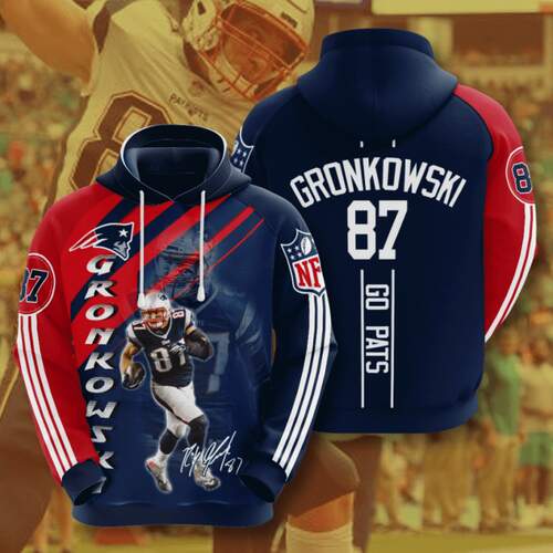 Amazon Sports Team Nfl New England Patriots Sport All Over Print Hoodie 3D 8