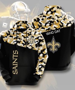 Amazon Sports Team Nfl New Orleans Saints Sport All Over Print Hoodie 3D 1
