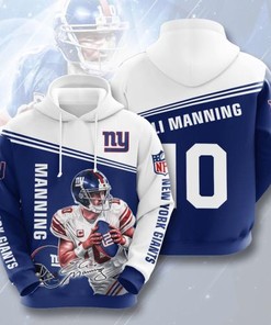 Amazon Sports Team Nfl New York Giants Sport All Over Print Hoodie 3D 2