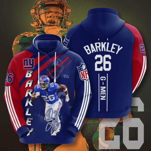 Amazon Sports Team Nfl New York Giants Sport All Over Print Hoodie 3D 4
