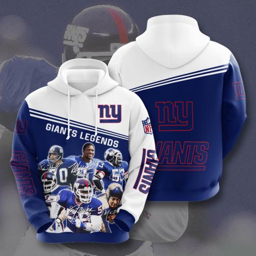 Amazon Sports Team Nfl New York Giants Sport All Over Print Hoodie 3D 6