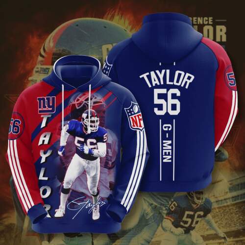 Amazon Sports Team Nfl New York Giants Sport All Over Print Hoodie 3D 9