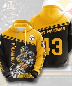 Amazon Sports Team Nfl Pittsburgh Steelers Sport All Over Print Hoodie 3D 4
