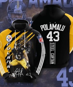 Amazon Sports Team Nfl Pittsburgh Steelers Sport All Over Print Hoodie 3D 7