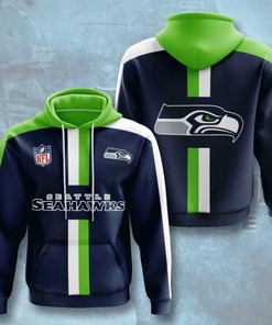 Amazon Sports Team Nfl Seattle Seahawks Sport All Over Print Hoodie 3D 3