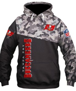 Amazon Sports Team Nfl Tampa Bay Buccaneers Camo Hoodie 3D