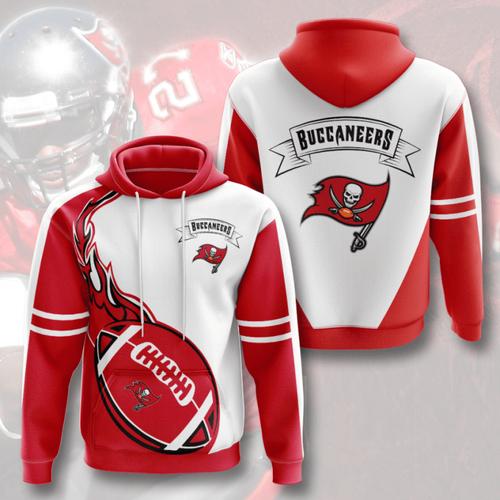 Amazon Sports Team Nfl Tampa Bay Buccaneers Sport All Over Print Hoodie 3D 5
