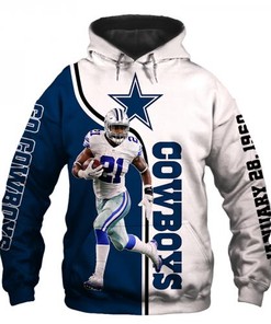 Amazon Sports Team Official Dallas Cowboys Nfl Sport All Over Print Hoodie 3D