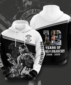 Amazon Sports Team Sons Of Anarchy Movie Character Hoodie 3D