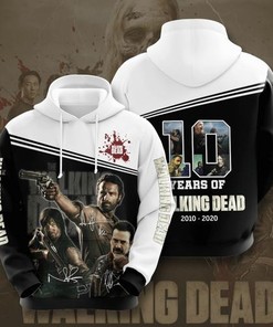 Amazon Sports Team The Walking Dead Movie Character Anniversary Hoodie 3D