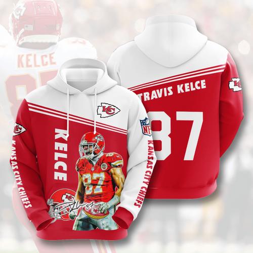 Amazon Sports Team Travis Kelce Kansas City Chiefs Hoodie 3D