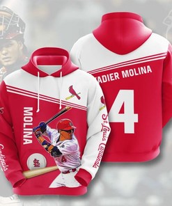 Amazon Sports Team Yadier Molina St Louis Cardinals Hoodie 3D