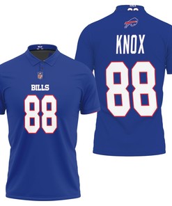American Football Game Royal Buffalo Bills Dawson Knox  Nfl Legend Player 3d Designed Allover Gift For Bills Fans Polo Shirt