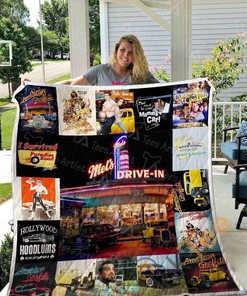American Graffiti Quilt Blanket Bedding Set