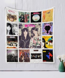 American Rock Band Heart Quilt Blanket Bedding Set