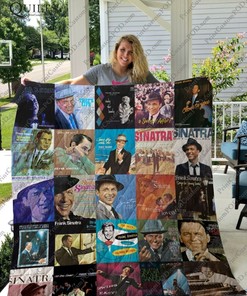 American Singer Frank Sinatra Combined Quilt Blanket Bedding Set