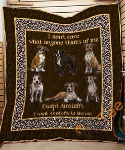 American Staffordshire Terrier 09 Quilt Blanket Bedding Set