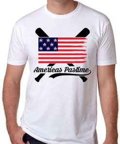 Americas Pastime Baseball T-Shirt