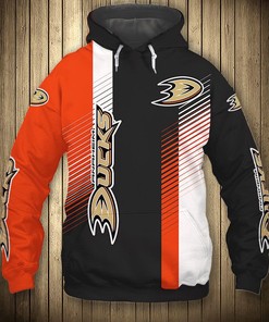 Anaheim Ducks Hoodie 3D Cute Design Pullover Nhl