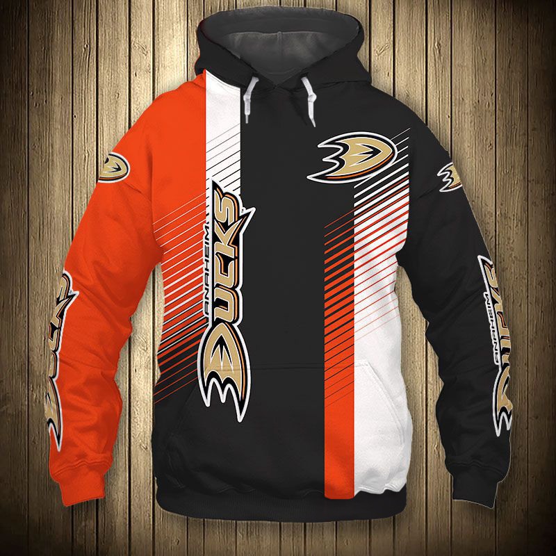 Anaheim Ducks Hoodie 3D Cute Design Pullover Nhl