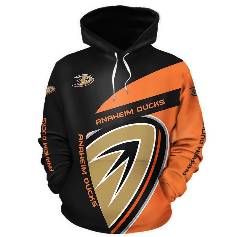 Anaheim Ducks Hoodie 3D Zip Hoodie Gift for Fans