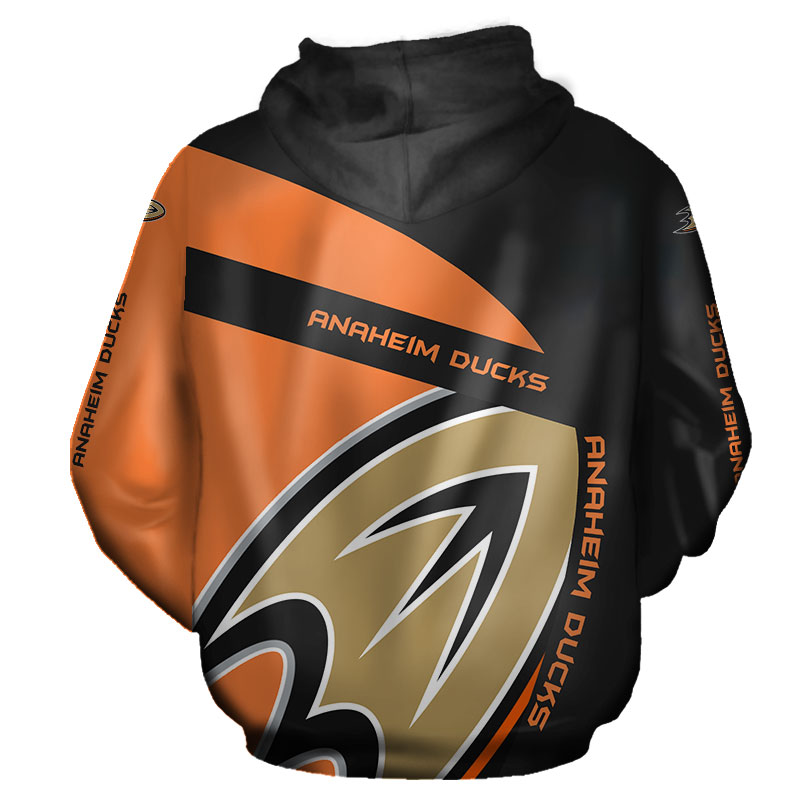 Anaheim Ducks Hoodie 3D Zip Hoodie Gift for Fans - Image 3