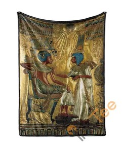 Ancient Egypt Limited Edition Sherpa Fleece Blanket Gifts for Family, for Couple