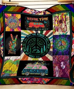 And Into The Forest I Go Hippie Quilt Blanket Bedding Set