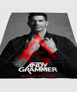 Andy Grammer Back Home Sherpa Fleece Blanket Gifts for Family, for Couple