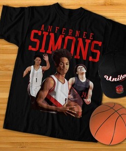 Anfernee 1 Shooting Guard Simons Portland Basketball T-Shirt