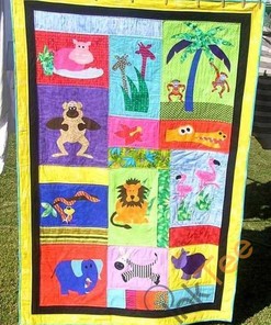 Animal V2 Quilt Blanket Bedding Set