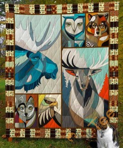 Animal V5 Quilt Blanket Bedding Set