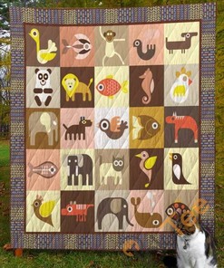 Animal V6 Quilt Blanket Bedding Set