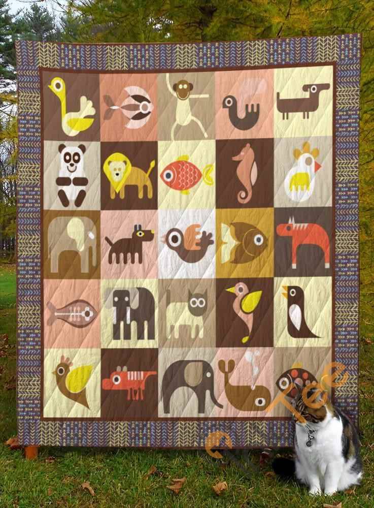 Animal V6 Quilt Blanket Bedding Set