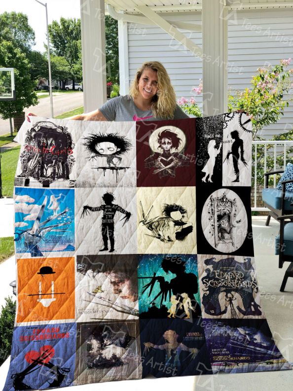 Animation Edward Scissorhands Bootleg Quilt Blanket Bedding Set