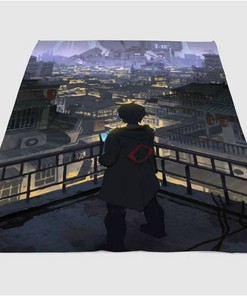 Anime 2049 Style Sherpa Fleece Blanket Gifts for Family, for Couple