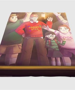 Anime Gravity Falls Sherpa Fleece Blanket Gifts for Family, for Couple