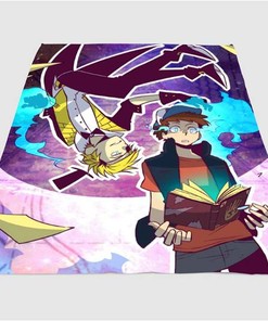 Another Style Graviy Falls Sherpa Fleece Blanket Gifts for Family, for Couple