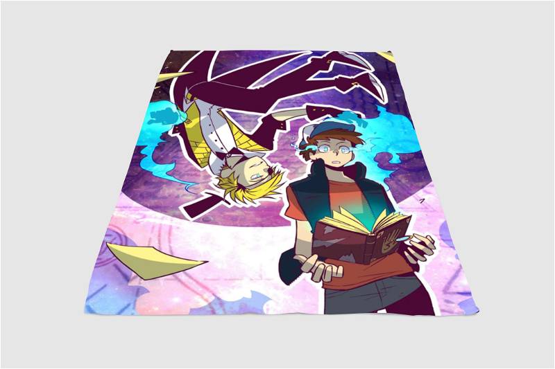Another Style Graviy Falls Sherpa Fleece Blanket Gifts for Family, for Couple